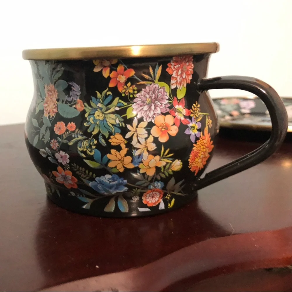 NWT__Johnny Was Limited Edition Enamel Tea Set__NWT - Picture 10 of 14